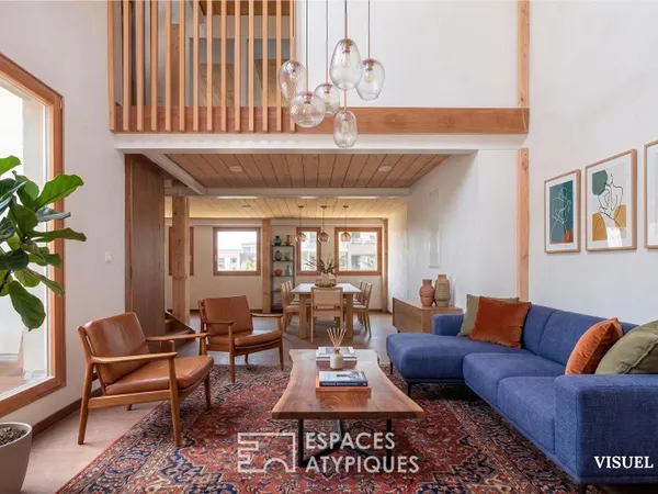 Triplex d'architecte avec terrasses et vue dégagée