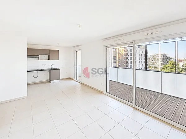 TOULOUSE - BORDEROUGE. Appartement T3 de 63 m² avec Terrasse et Parking