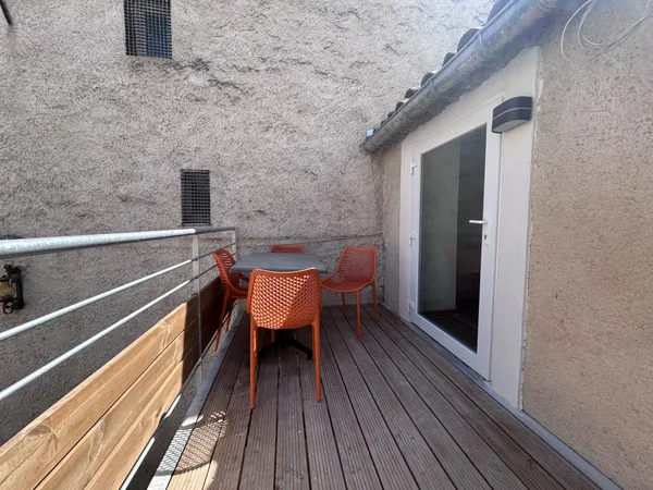 Appartement T2 de 40,51m2 avec bureau et terrasse