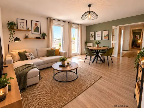 Appartement 3 pièces 73 m²