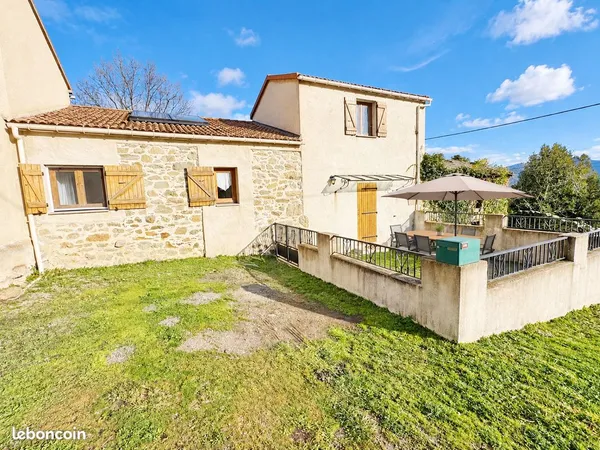 Maison T3 avec jardinet à CASANOVA (7 min de CORTE)