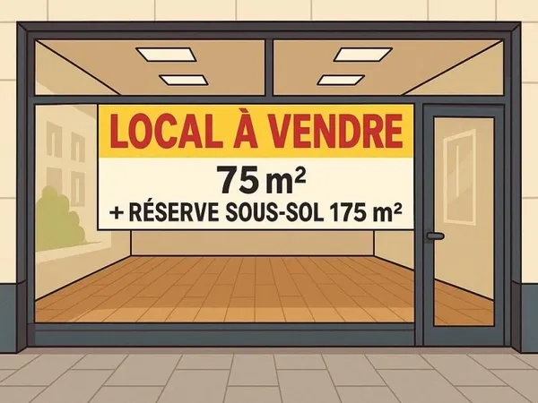 Local commercial 242 m²