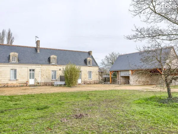 Vente | Corps de ferme | 6p | 4ch | 180 m² | Chouzé-sur-Loire | Expo Sud