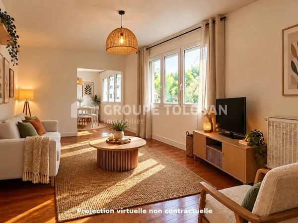 Appartement 3 pièces 63 m²