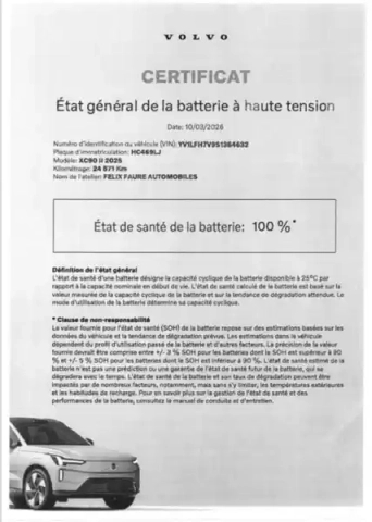 Volvo Xc90 t8 awd hybride rechargeable 455 ch geartronic 8 7pl — photo 2