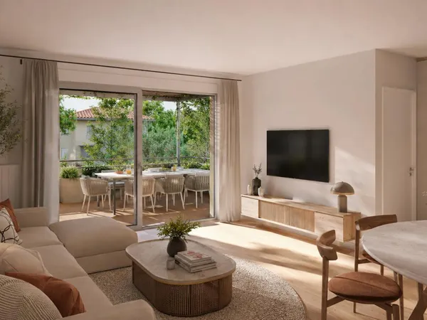 Bel appartement T3 avec grande terrasse à Sathonay-Village