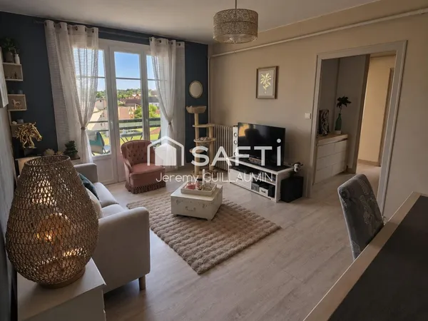 Appartement 68m² 3 chambres