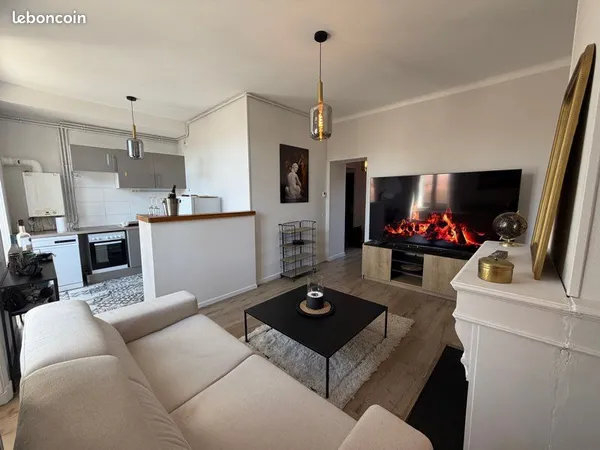 Appartement T2 lumineux - 47m² - proximité Gare