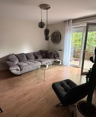 Appartement T3 meublé 65 m² + balcon 15 m² + 2 parkings — Bail 5 mois