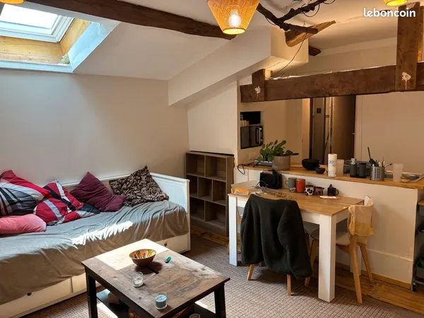Loue T2 meublé 40m² Nérac - Nazareth - proche lycée agricole