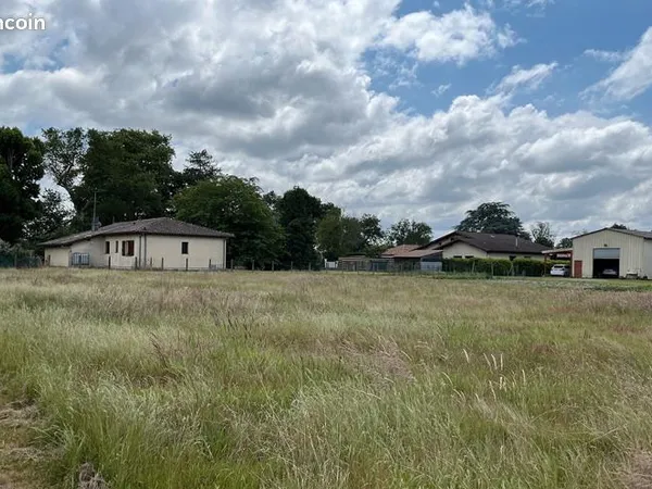 Terrain 1 500 m² Magescq