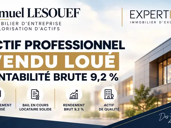 Vente local d'activité loué agglo Caennaise
