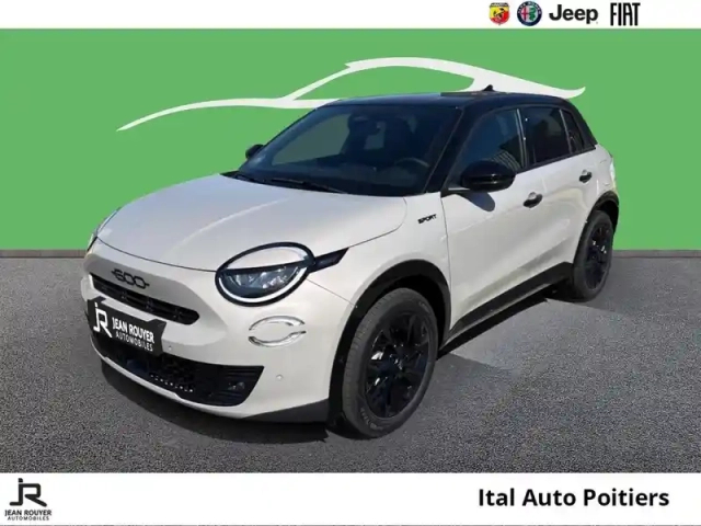 Fiat 600 e 156ch 54kwh sport (prime cee coup de pouce deduite de 6 100 euros)