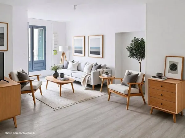 Appartement 3 pièces 61 m²