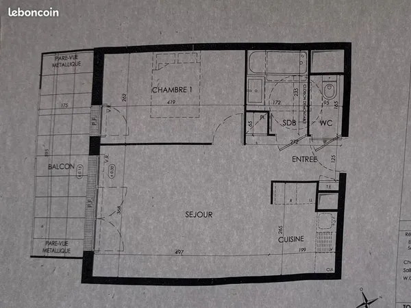 Appartement T2 NEUF