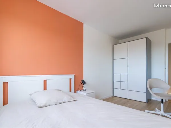 Chambre et SDB privée dans colocation