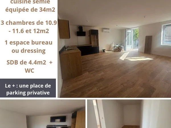 T4 immeuble rénové Beauzac