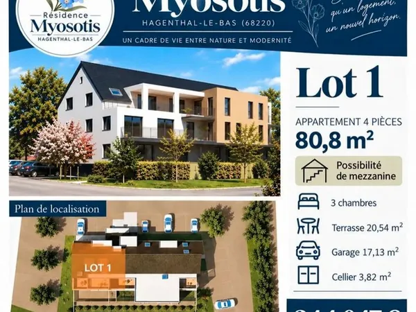 🏠 APPARTEMENT 1 — F4 | 80,8 m²