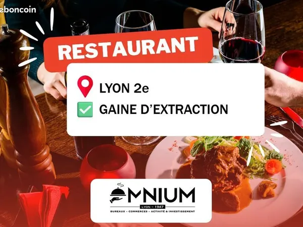 Fonds de commerce restaurant 84 m²