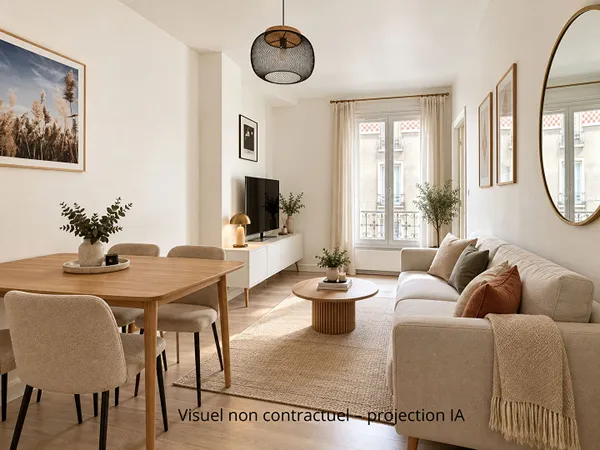 Appartement 2 pièces 44 m²