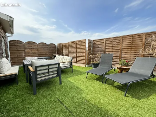 Maison sur le toit + parking