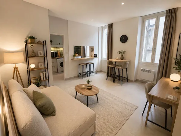 Location T1 28m² non meublé secteur chartreux