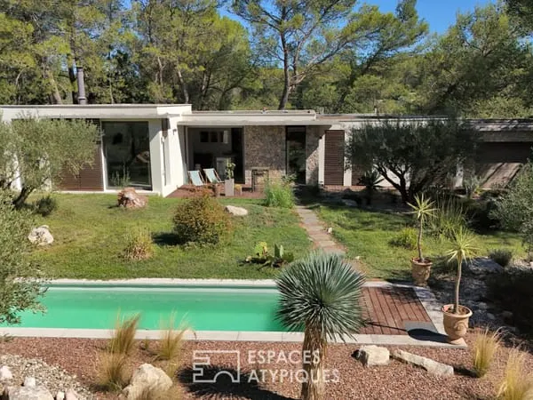 Villa d'architecte contemplative de plain-pied