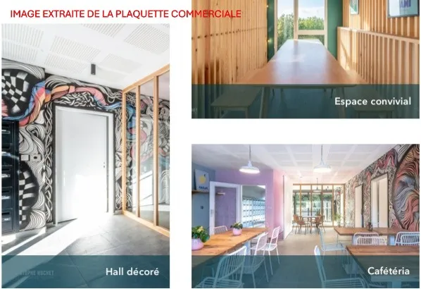 Studio 1 pièce 19 m²