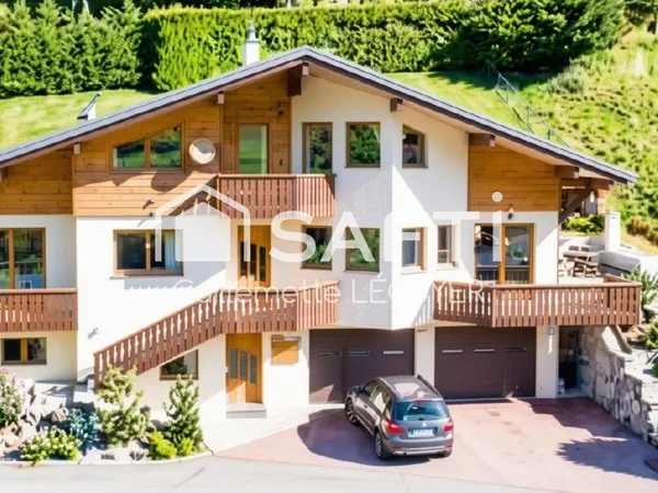 VISITE VIRTUELLE 360° < Grand chalet 6 chambres avec vue imprenable