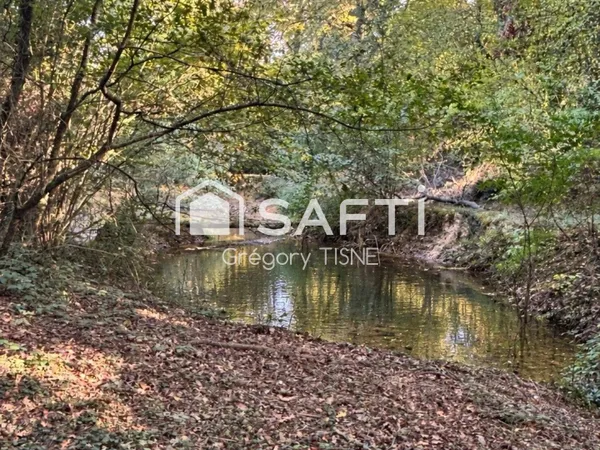 Etang, palombière, terres agricoles