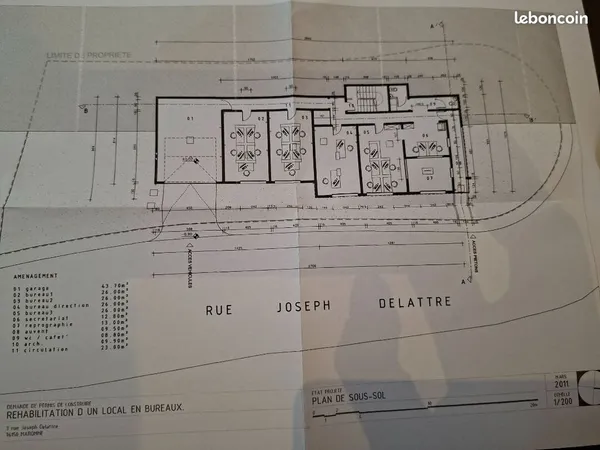 Bureaux 213 m² MAROMME
