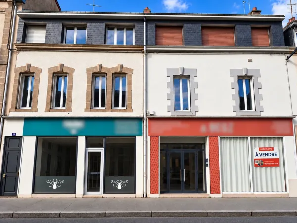 VANNES - ENSEMBLE IMMOBILIER MIXTE DE PLUS DE 365 m² - PROFESSIONNEL, HABITATION, INVESTISSEMENT - P