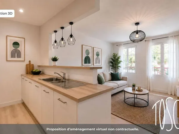 Appartement 3 pièces 50 m²