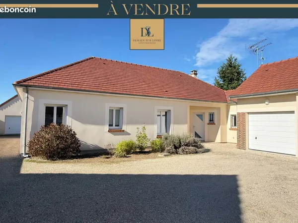 2 biens de plain-pied - un T4 avec garage + un T3 avec garage