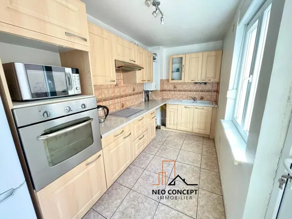 Maison mitoyenne de type 4 pièces de 78,61 m² habitables à BISCHWILLER.