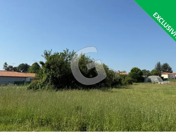 TERRAIN - 983 M² - A VENDRE - SAINT BENOIST SUR MER