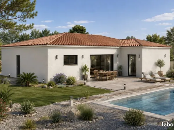 Maison neuve 120 m² à Istres avec terrain de 616 m² - permis de construire déjà accepté
