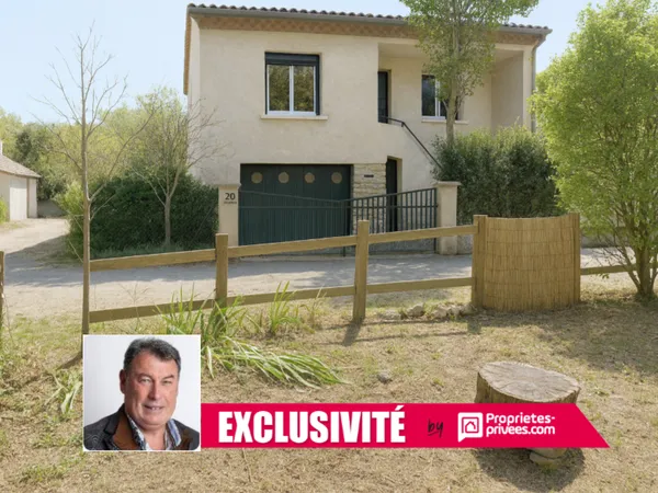 Maison 125m² 5 pièces garage jardin