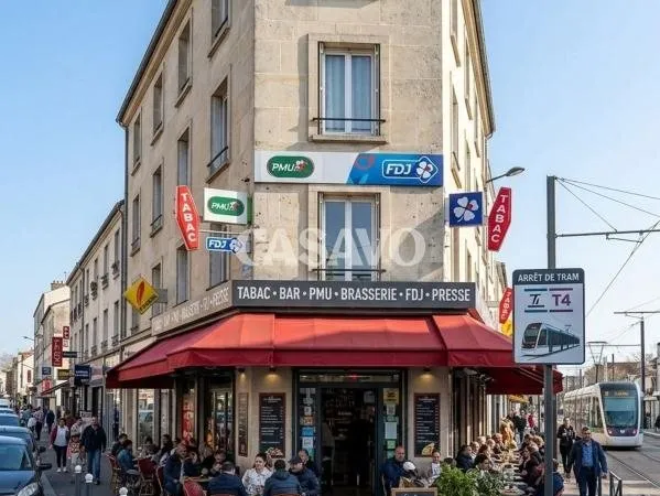 Fonds de Commerce Tabac Bar Pmu Fdj - Emplacement N°1 - Livry-Gargan