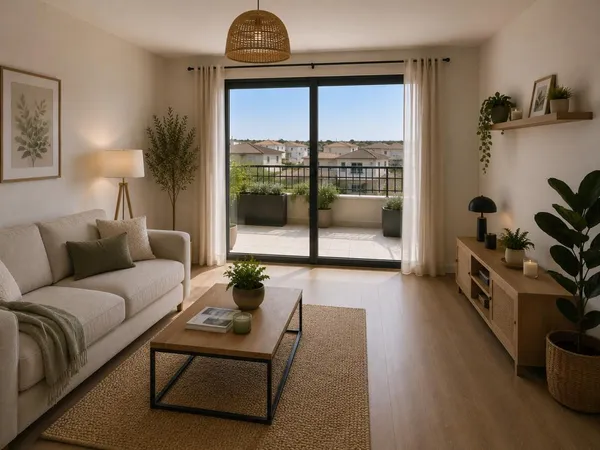 4 pièces spacieux, balcon, parking