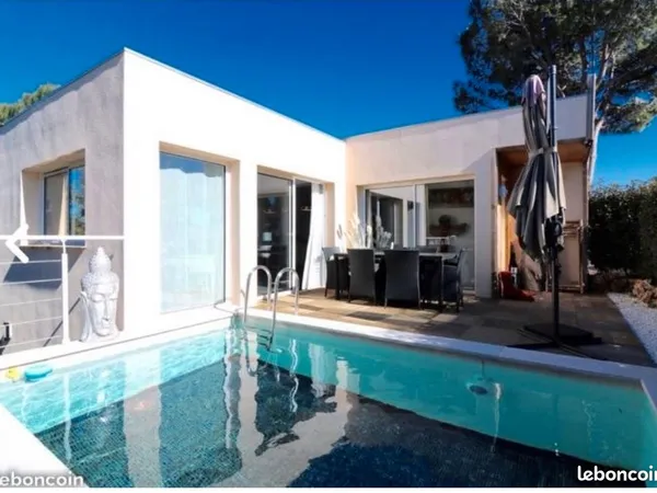 Villa contemporaine 124 m² avec piscine et studio indépendant