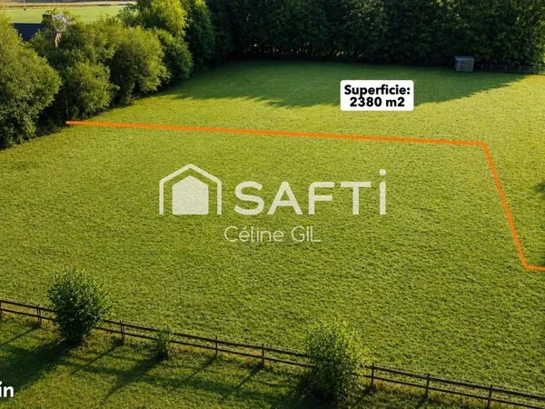 Terrain 2380 m² TAUPONT