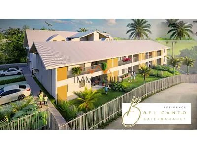 Baie-Mahault T3 NEUF 62m2 + Jardin 58m2 Résidence sécurisé