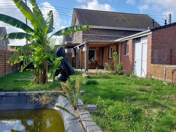 Maison de coron avec jardin exposé sud