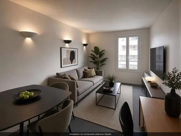 Appartement 1 pièce 19 m²