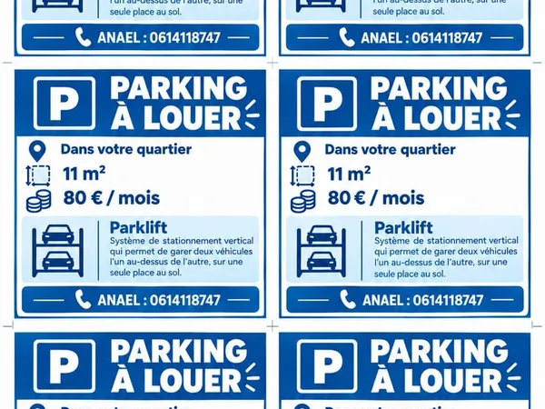 Parking 11 m²