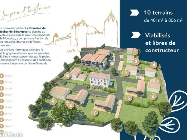 Terrain 746 m² MONTAIGU-VENDÉE