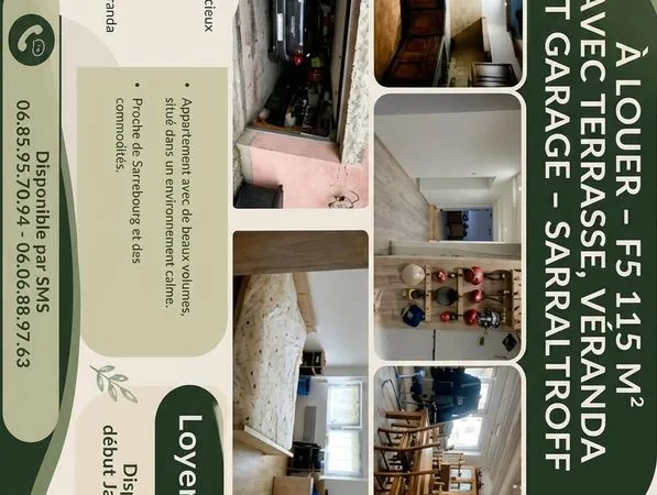 Appartement 5 pièces 115 m²