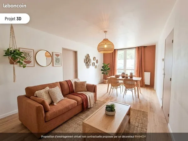 Appartement 2 pièces 55 m²