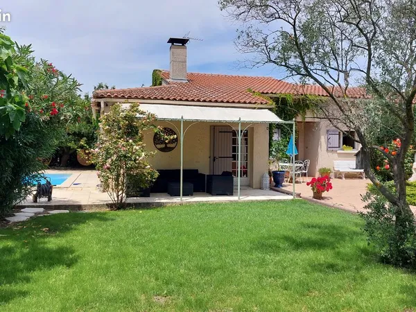 LE PONTET (près d'AVIGNON) - JOLIE MAISON DE PLAIN-PIED 150m2 AVEC PISCINE
